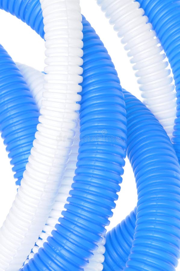 Flexible Plastic Corrugated Pipes Stock Image Image of conduit
