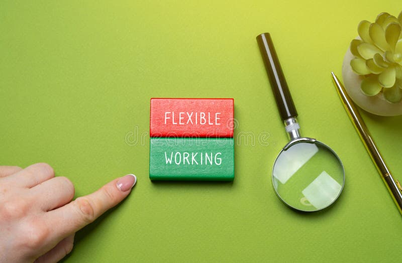 Flexible working stock photos