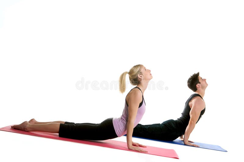 Flexible Young Couple stock photo. Image of person, pretty 8231378