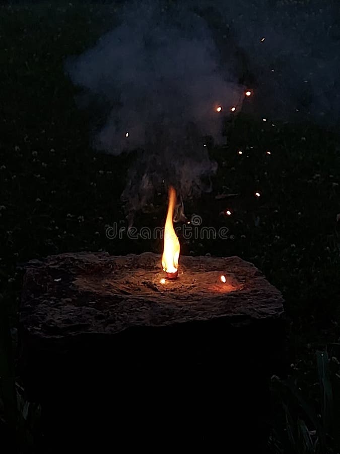 Flickering Fire Tongues on Black Background Stock Photo Image of firewood, fireplace 78637572