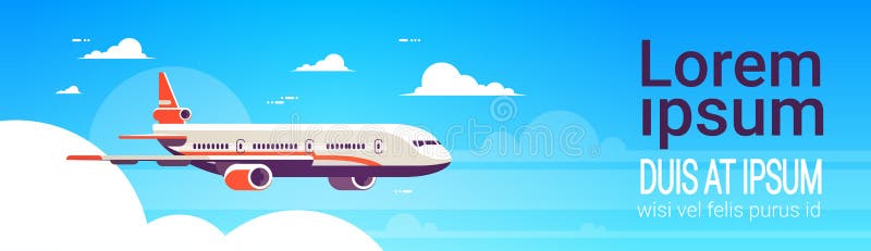 Fliegenflugzeugkurierdienst, der flache horizontale Fahne des internationalen Transportkonzepthimmel-Hintergrundes versendet lizenzfreie abbildung Fliegenflugzeugkurierdienst, der flache horizontale Fahne des internationalen Transportkonzepthimmel-Hintergrundes versendet lizenzfreie abbildung
