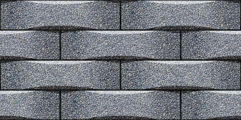 Fliesenverzierungen des Aufzugs 3d oder grauer farbiger Betonziegeldekor der Mauer für Hauptwanddekor auf beige Beton des Blocks. stock abbildung