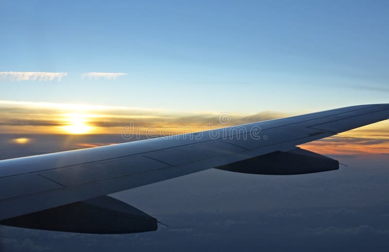 In flight royalty free stock image