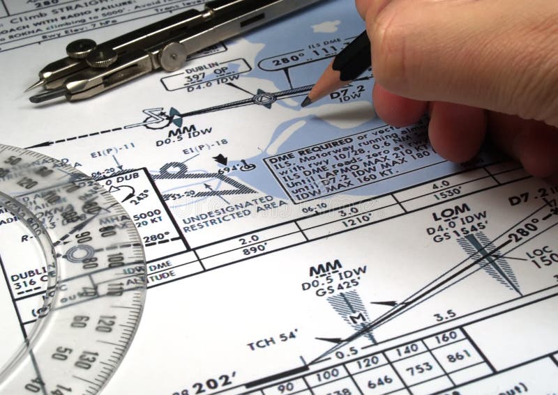 Flight analysis stock images