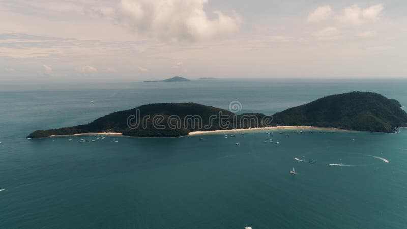 Thailand Coral Island Drone Shot