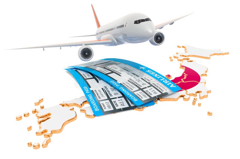 Tickets Traveling To Japan Stock Illustrations 5 Tickets Traveling To