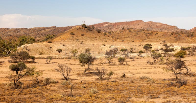 Flinders erstreckt sich Landschaft. Süd-Australien. stockbild Flinders erstreckt sich Landschaft. Süd-Australien. stockbild