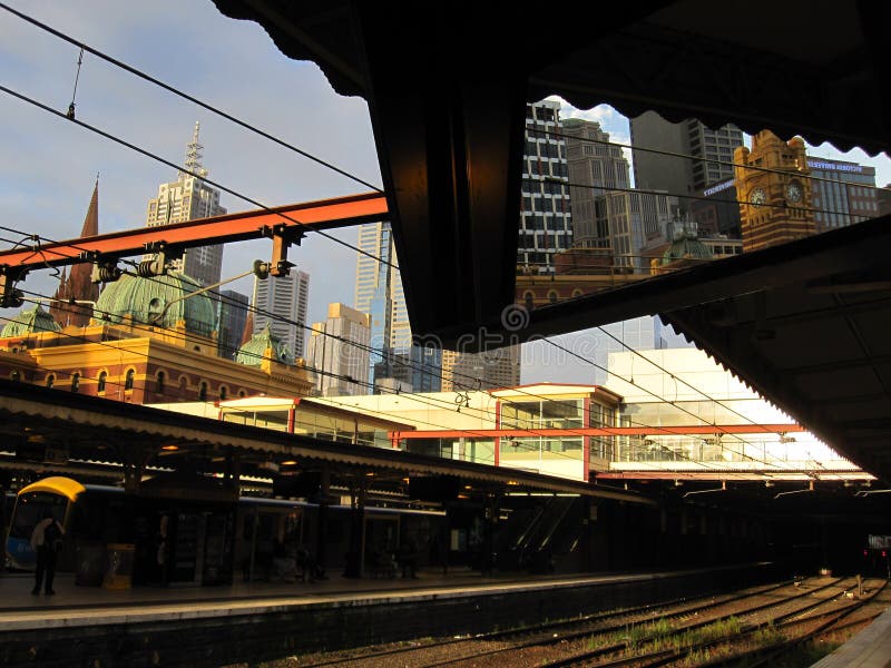 Flinders Street station royalty free stock image Flinders Street station royalty free stock image