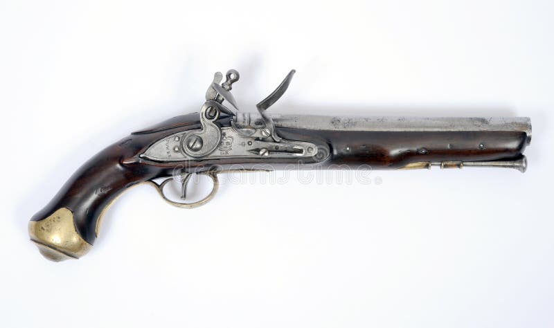 Flintlockpistole des 18. Jahrhunderts