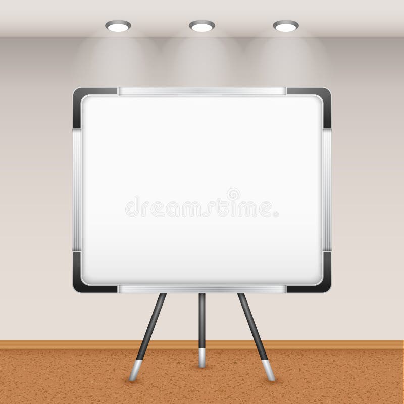 Flip Chart Drawing (Vector) Stock Vector - Illustration of show, meeting:  14690074