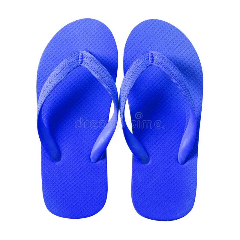 Download Flip Flops Blue Top View Overhead Isolated On White ...