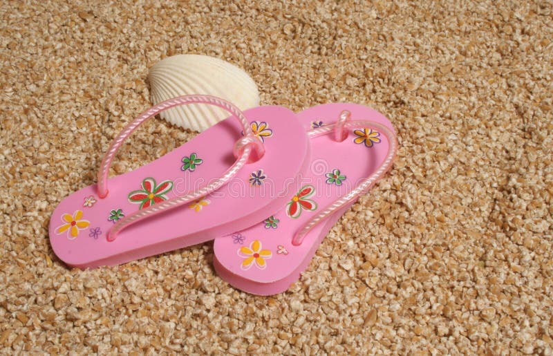 Flip Flops on Shingle Beach Stock Image Image of shingle, seaside 4197657