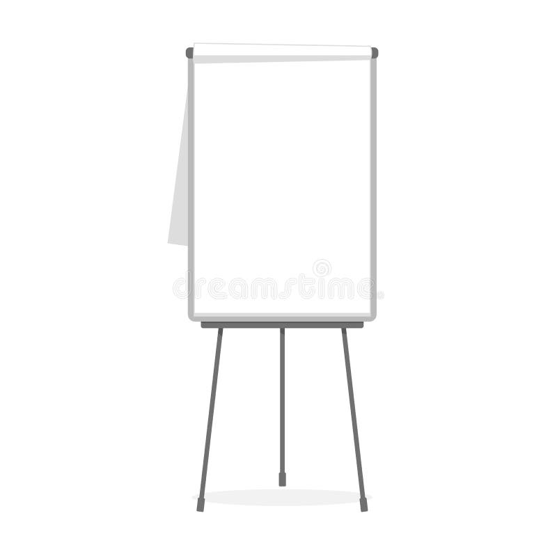 Flipchart Mockup Presentation Seminar Whiteboard Blank Paper