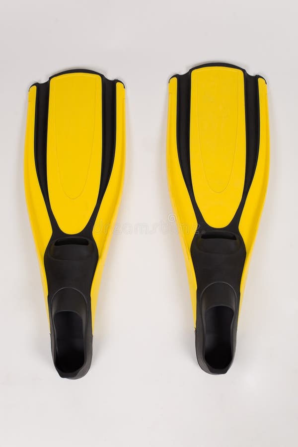 Diving flippers stock photo. Image of horizontal, woman 9775554