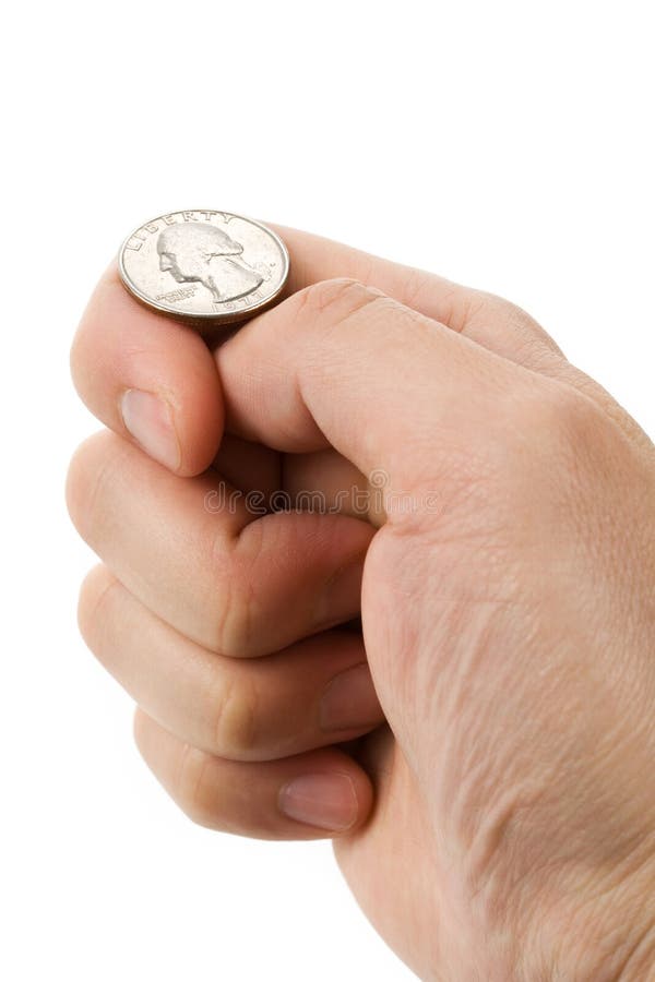 Flipping Coin stock image. Image of chance, dollar, hand 8437993
