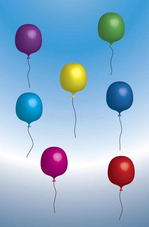 Floating Balloons Picture. Image 2998002