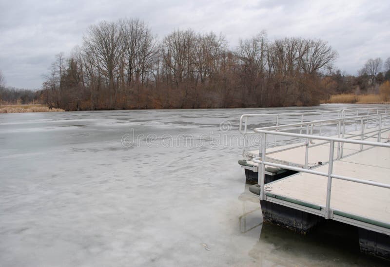 Floating Docks stock photo. Image of winter, horizontal 29754980