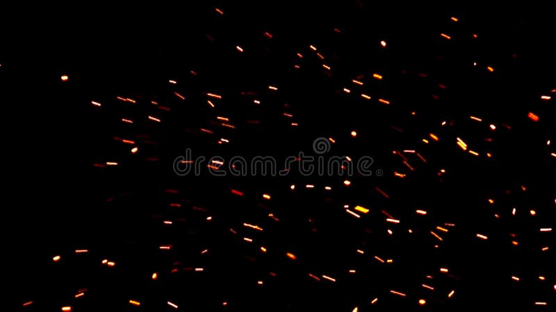 Floating embers sparks background PNG transparent. Opacity or screen mode usage for overlay royalty free stock photo