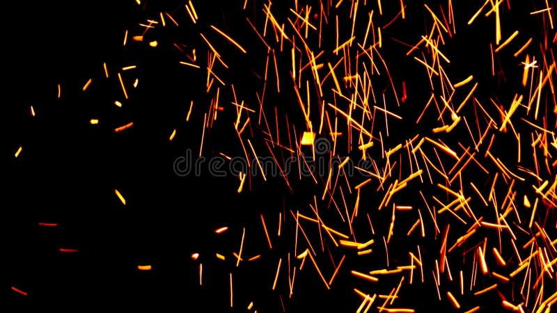 Floating embers sparks background PNG transparent. Opacity or screen mode usage for overlay stock photography