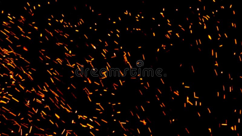 Floating embers sparks background PNG transparent. Opacity or screen mode usage for overlay stock photo