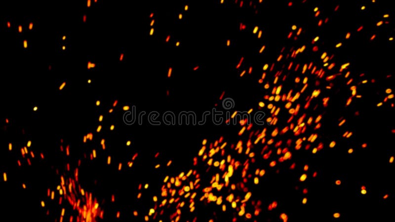 Floating embers sparks background PNG transparent. Opacity or screen mode usage for overlay stock photo