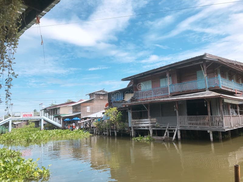 Floating market stock photography Floating market stock photography