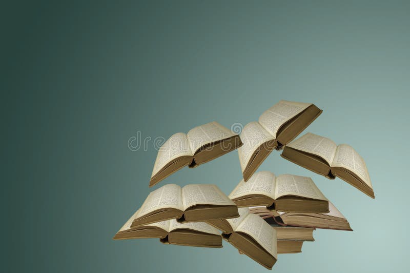 Floating Open Books