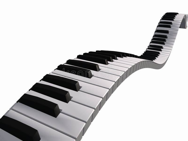 animated piano keyboard