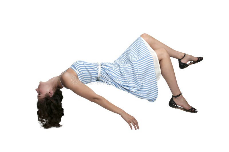 Floating Woman Stock Photo Image 59579409