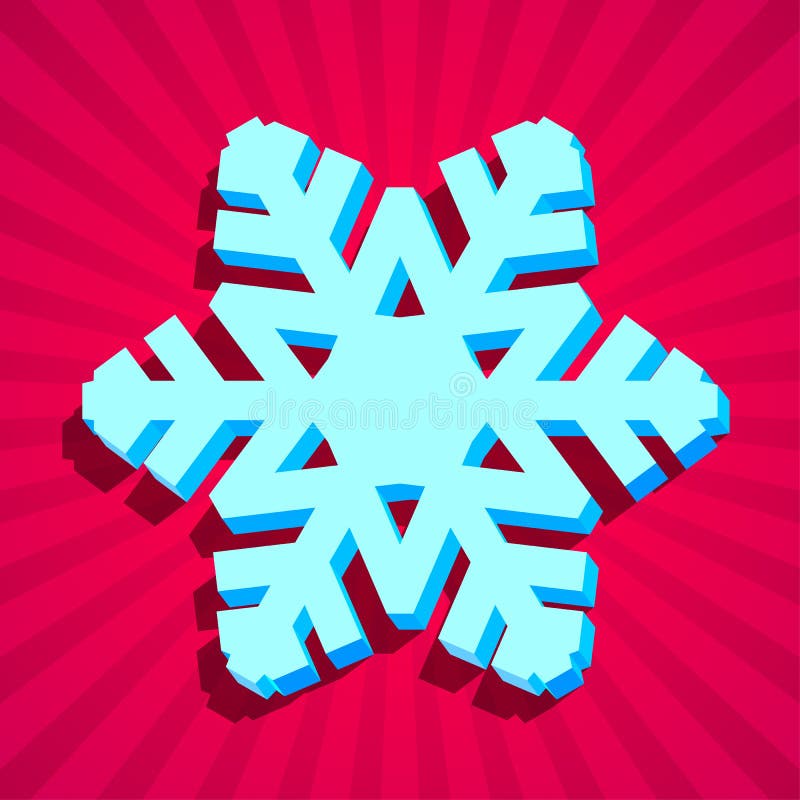 flocon de neige de Noël 3d illustration libre de droits flocon de neige de Noël 3d illustration libre de droits