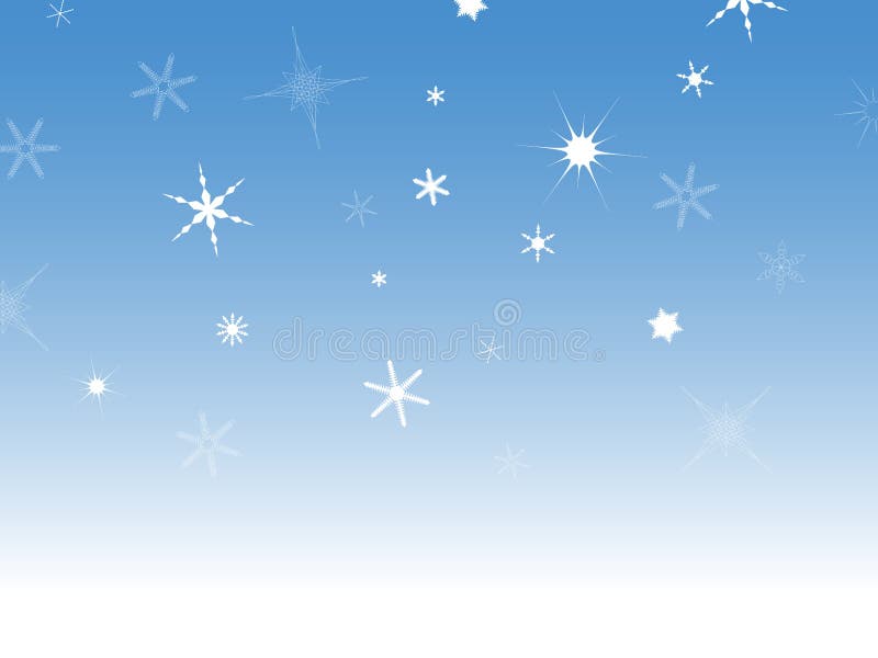 Flocons de neige illustration stock Flocons de neige illustration stock