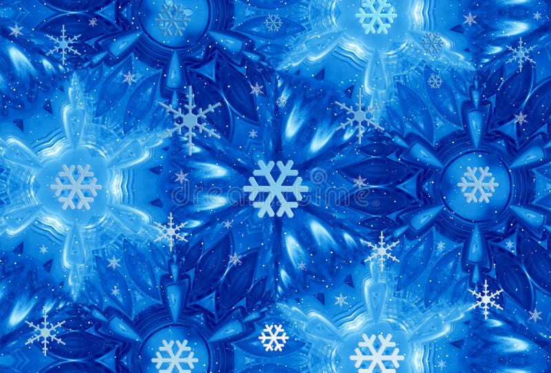 Flocons de neige illustration libre de droits