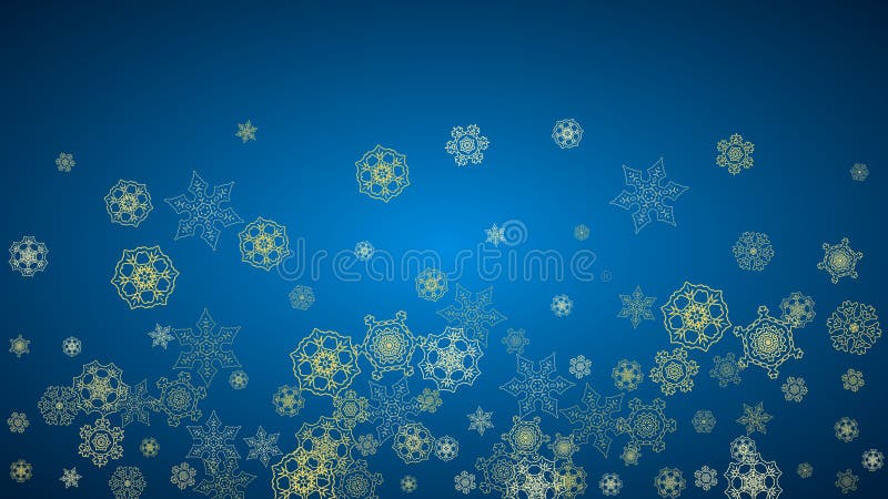 Flocos de neve do Natal e do ano novo ilustração stock Flocos de neve do Natal e do ano novo ilustração stock