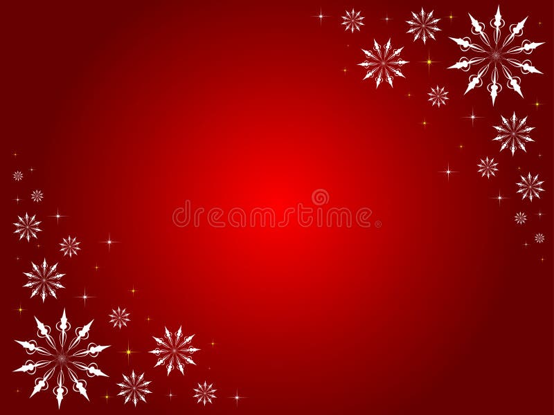 Decorative background of snowflakes and stars. Decorative background of snowflakes and stars