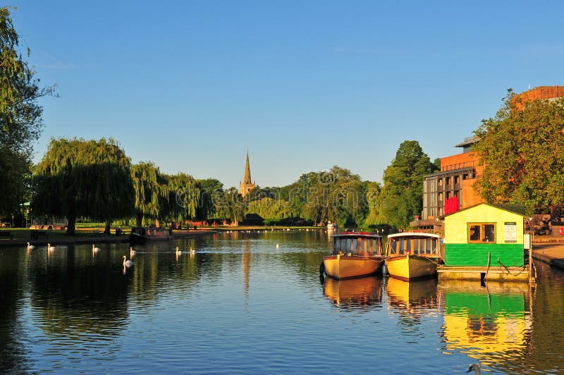 Flod Avon i Stratford