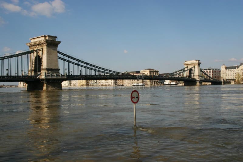 Flood in Budapest Hungary 2006