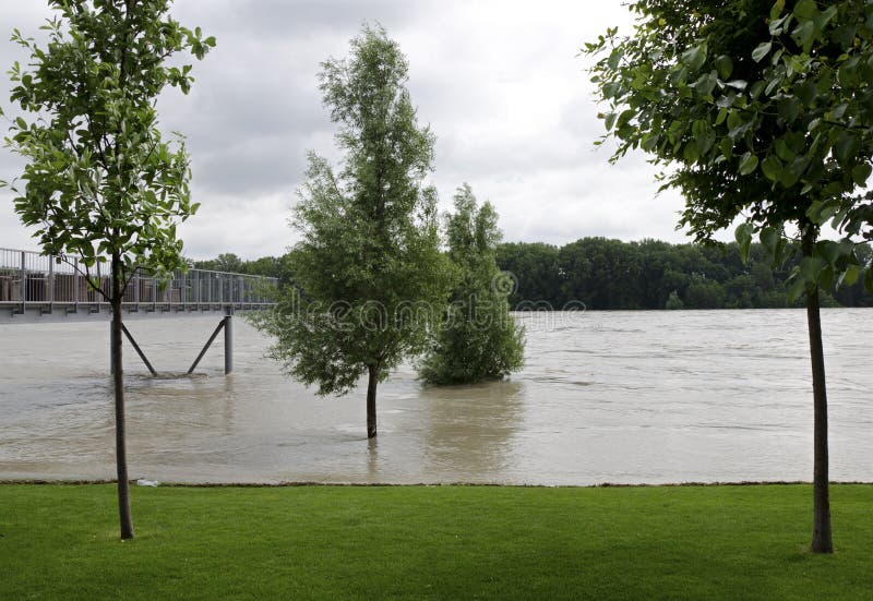 Flood on Danube