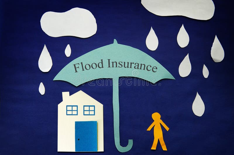 Flood insurance coverage stock images Flood insurance coverage stock images