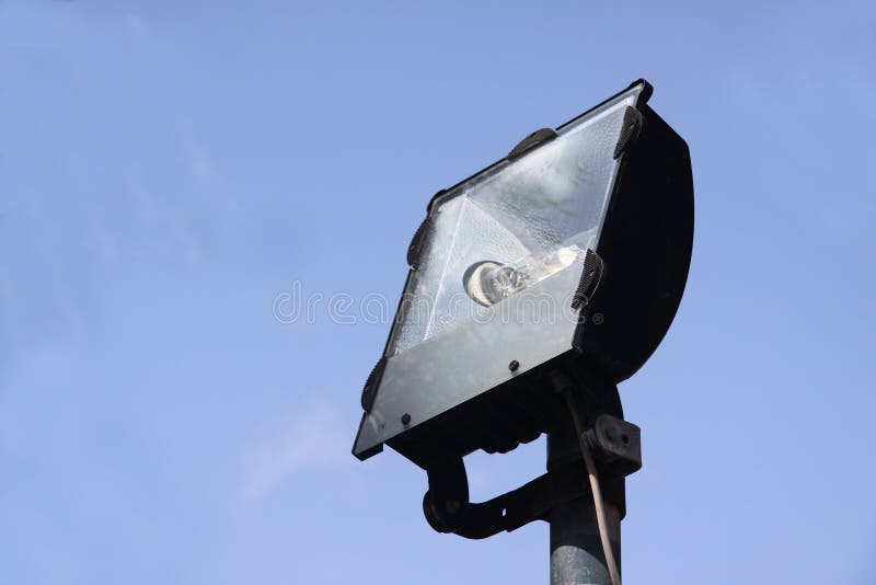 Flood light stock image. Image of lamp, spot, night, power 12000055