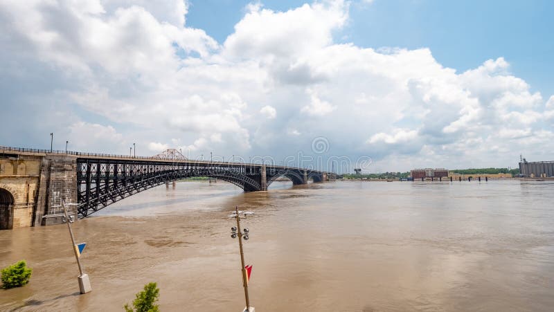 Gateway Arch, Mississippi River, Saint Louis, Missouri USA Editorial Stock Image - Image of ...