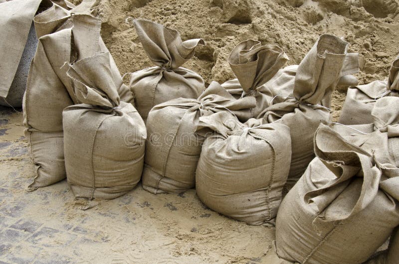 Flood, the sandbags