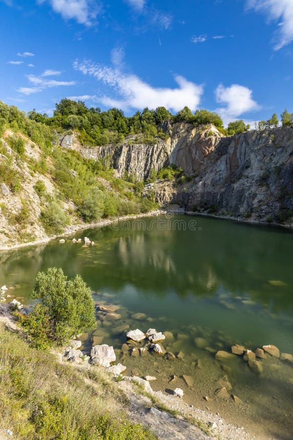 Zatopená bývalá baňa pri Benatine, Košický kraj, Slovensko