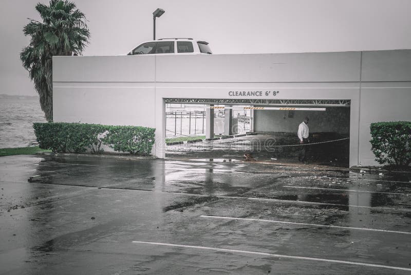 FloodeFlooded streets during Hurricane Harvey