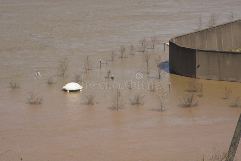 Flooding on the Ohio river