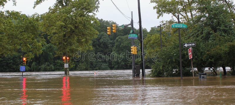 Flooding at the intersection of Kelly Drive and Midvale Ave. in the East Falls section of Philadelphia caused by Hurricane Irene. (Taken 9:30am on 08/28/2011). Flooding at the intersection of Kelly Drive and Midvale Ave. in the East Falls section of Philadelphia caused by Hurricane Irene. (Taken 9:30am on 08/28/2011)