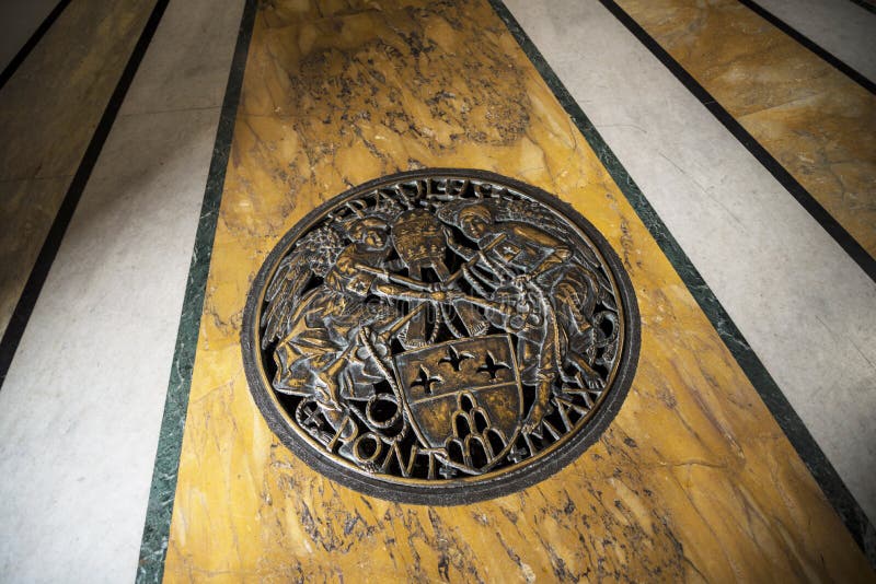 The floor of the baptistry in the Basilica of St John Lateran in Rome Italy royalty free stock photography The floor of the baptistry in the Basilica of St John Lateran in Rome Italy royalty free stock photography