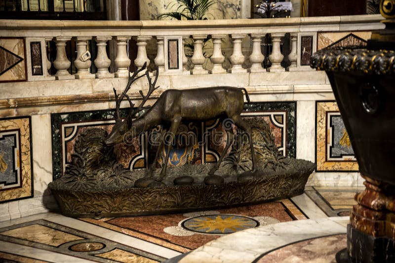 The floor of the baptistry in the Basilica of St John Lateran in Rome Italy royalty free stock photos The floor of the baptistry in the Basilica of St John Lateran in Rome Italy royalty free stock photos