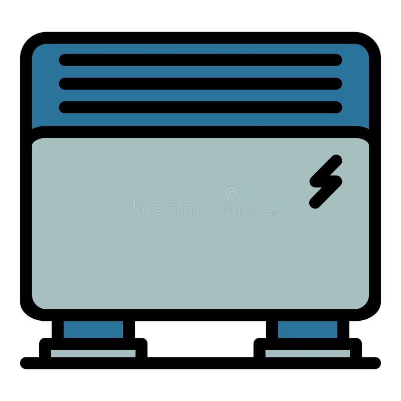 Floor convector icon vector flat vector illustration