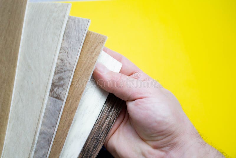 Floor covering - linoleum. The floor covering is rolled stock photography