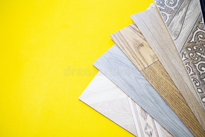 Floor covering - linoleum. The floor covering is rolled royalty free stock photography